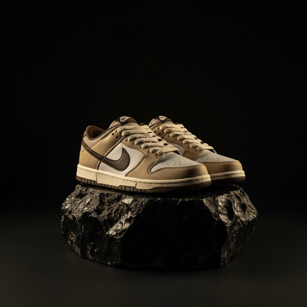 Nike Dunk Low Retro Premium - Mocha Brown & Tan